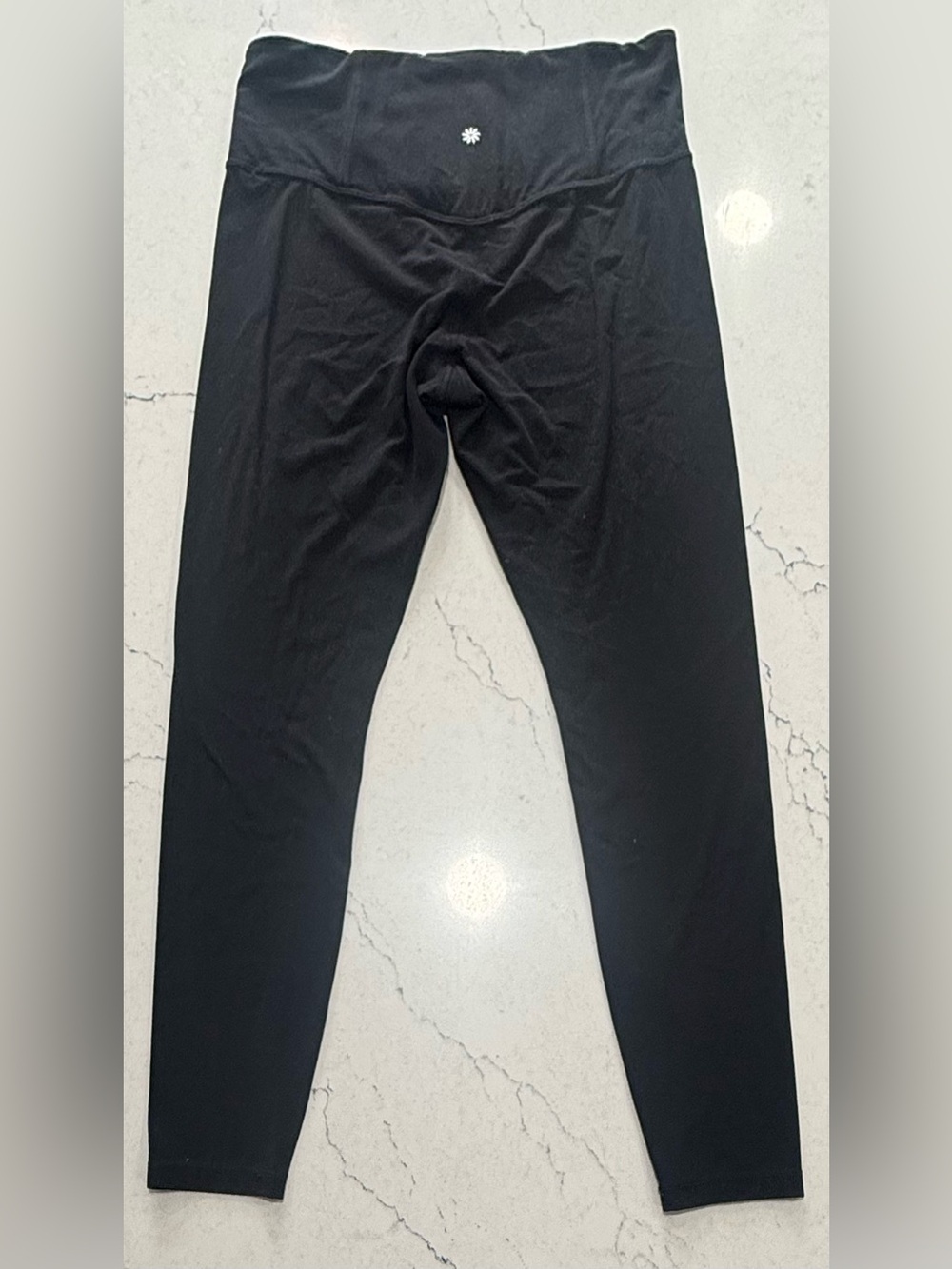 Athleta Elation Ultra High Rise Black Ankle Leggings Women’s L Regular - Picture 3 of 4